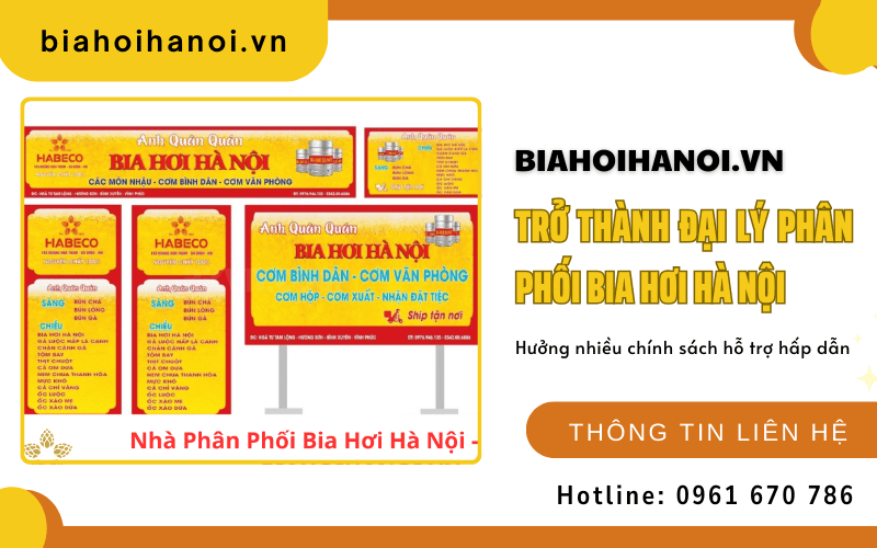 đại lý phân phối bia hơi hà nội 