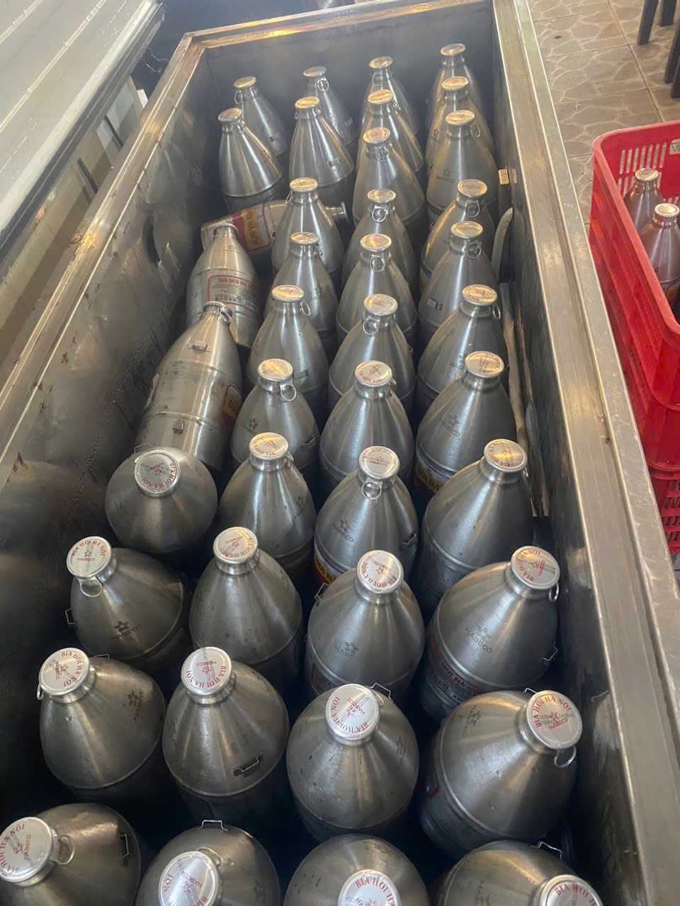 bia tươi hà nội keg 2 Lít